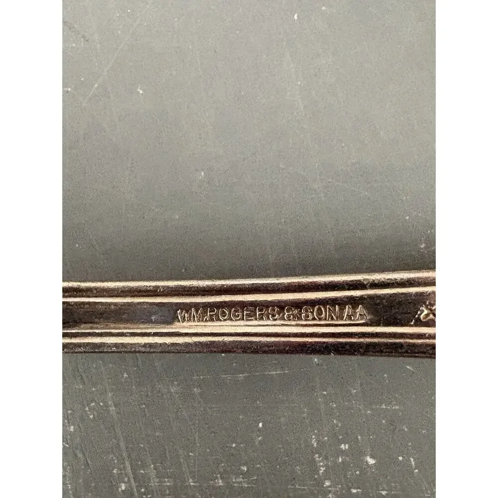 Vintage Wm Rogers & Son Mayfair Silverplate Salad Fork Pat Mar 13 1923